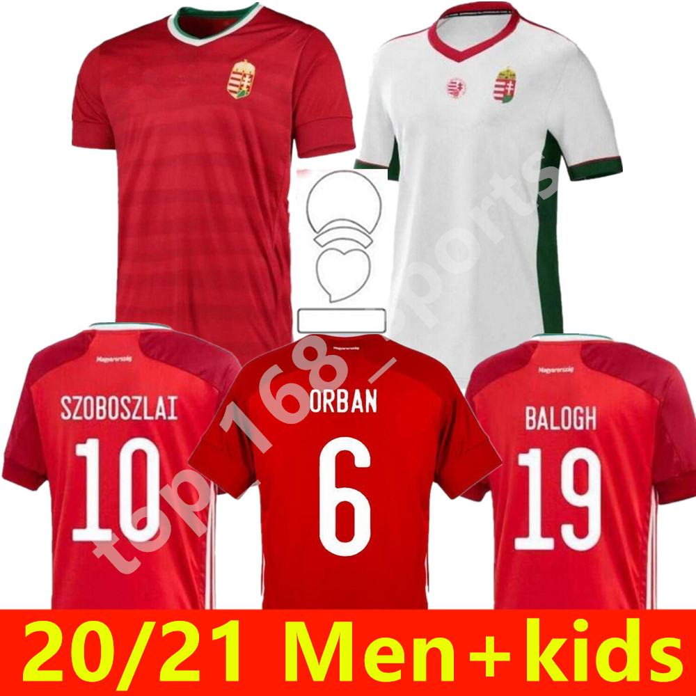 

2021 2022 Hungary Soccer Jerseys SZALAI Mens PRISKIN DZSUDZSAK SZOBOSZLAI GAZDAG FERENCZI BESE BOTKA Home jersey Men + kids kit Football Shirt Uniform, Adult away+patch