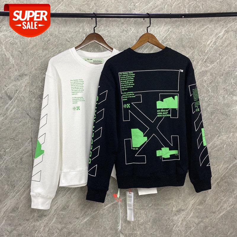

tide OF European version WHITE geometric fluorescent lines graffiti arrow sweater men and women pullover jacket #kb70, Black