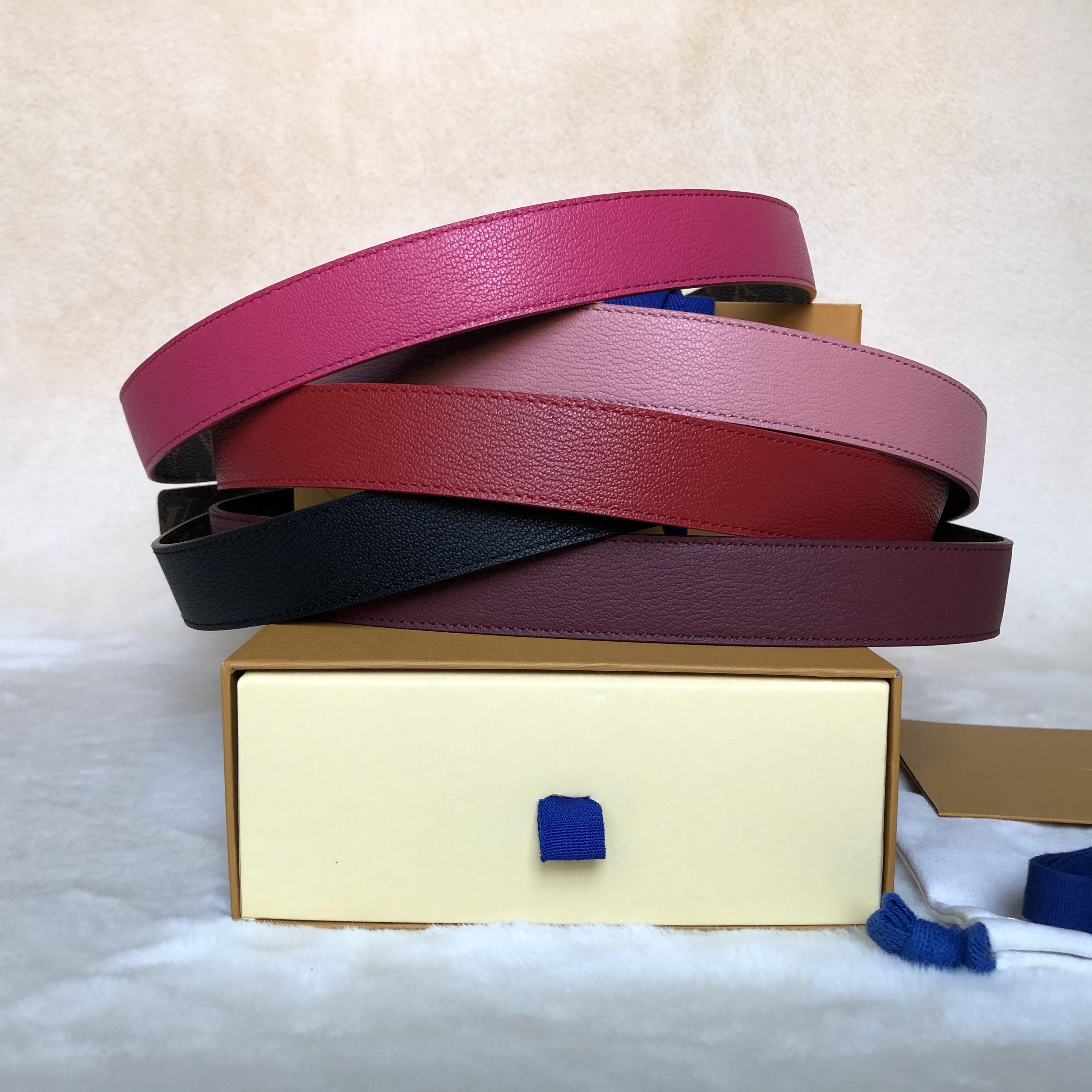 

Fashion Best Top Quality Genuine Leather With Gold /Silver Letter Reversible Buckle Women Belt With Box Men Designers Belts Designer Belts, Black;brown