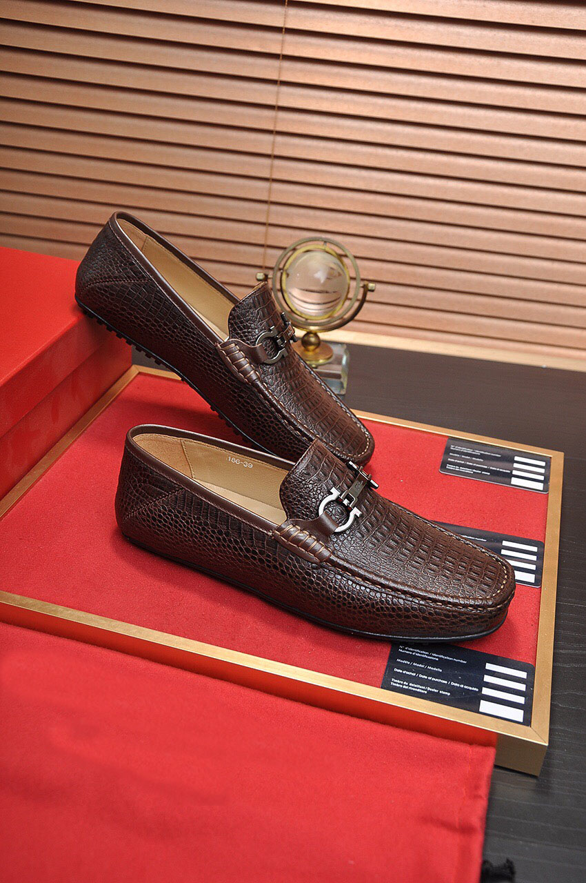 

New Fashion 2021 Men Handmade Flats Party Wedding Genuine Leather Dress Shoes Male Brand Slip On Casual Loafers Size 38-44, Black