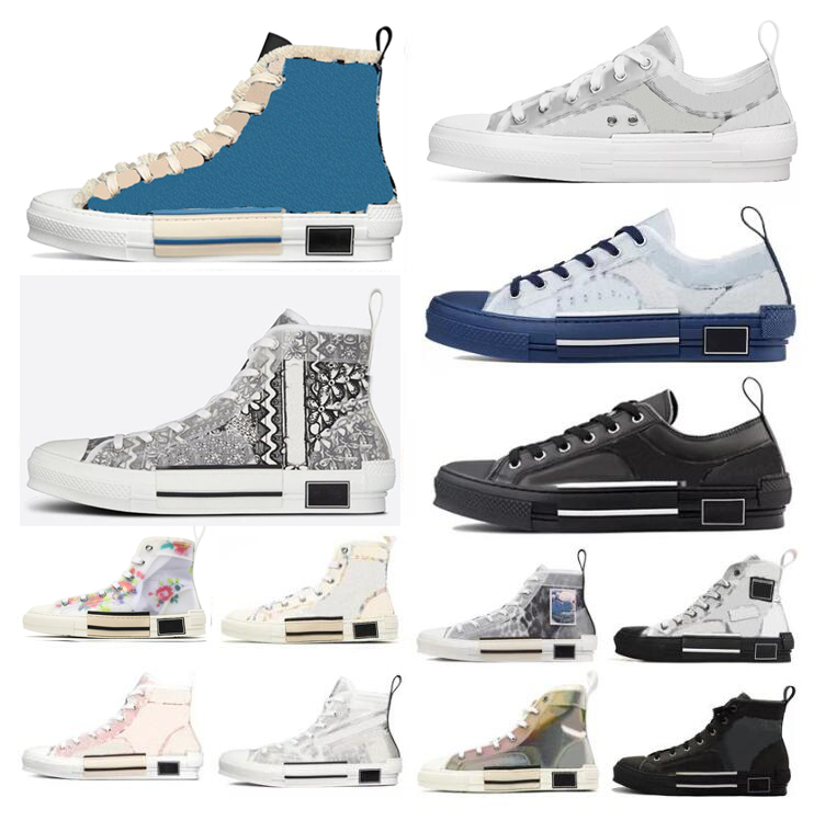 

High Quality Designer shoes B23 Oblique Low top Mens Sneaker B24 Technical Canvas Leather Women Casual Shoe Luxurys Trainers Sneakers 36-45, I need look other product