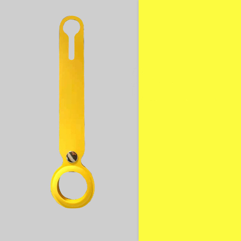7 Colors In Stock Silicone Protective Case Keychain Cover for Airtags Airtag Air Tags Locator Tracker Anti-lost Device Protector Sleeve Anti Fall-image-697234009