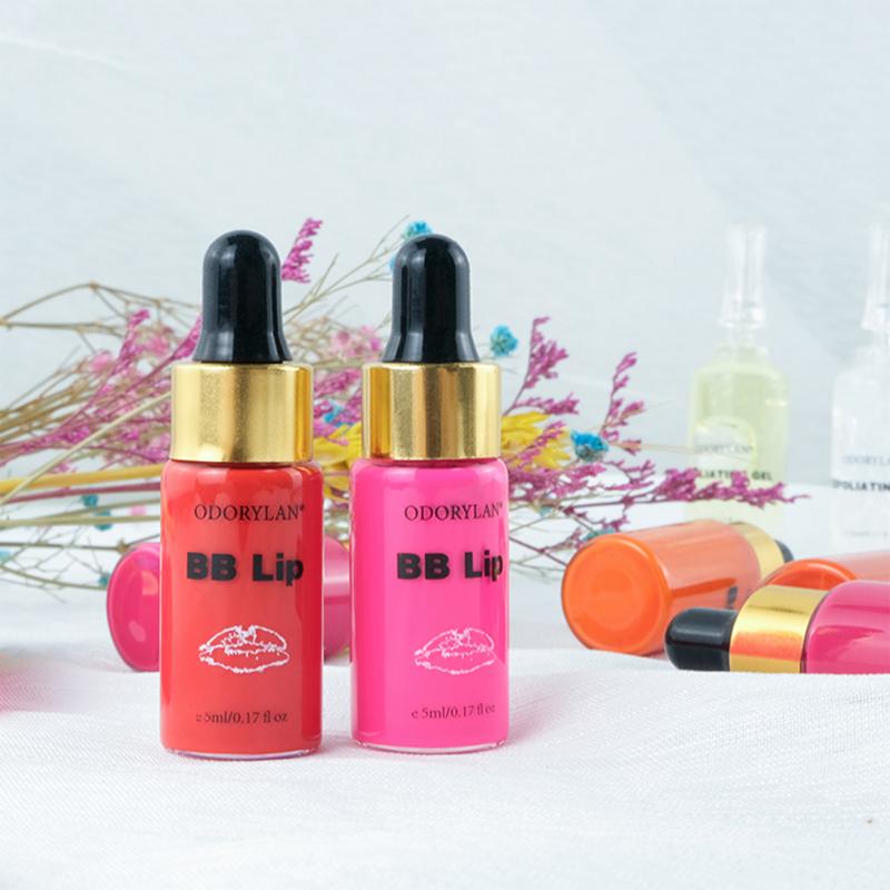 

8pcs/kit BB Lip Cream Glow Serum Korean Makeup Semi Permanent Lips Coloring Pigment Gloss Printing And Moisturing, 1kit