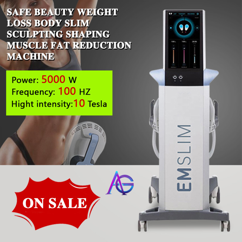 

2021 EMslim RF HI-EMT sculpt shaping machine EMS electromagnetic Muscle Stimulation fat burning sculpting hiemt beauty equipment (QEM LOGO)