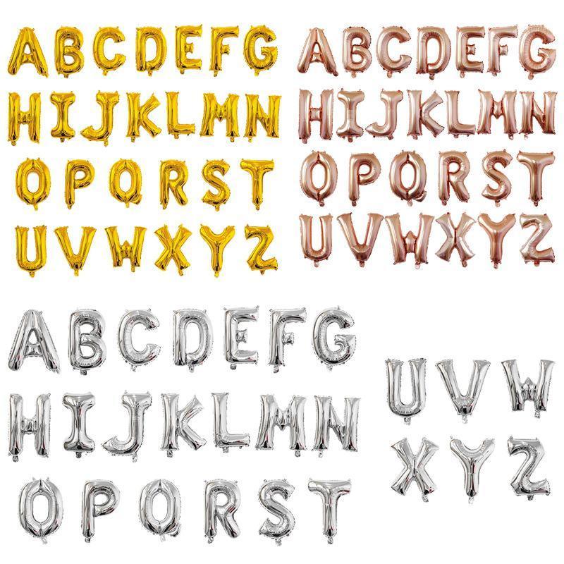 

Party Decoration 16 Inch Letter A To Z Alphabet Foil Balloons Birthday Wedding Event & Supplies