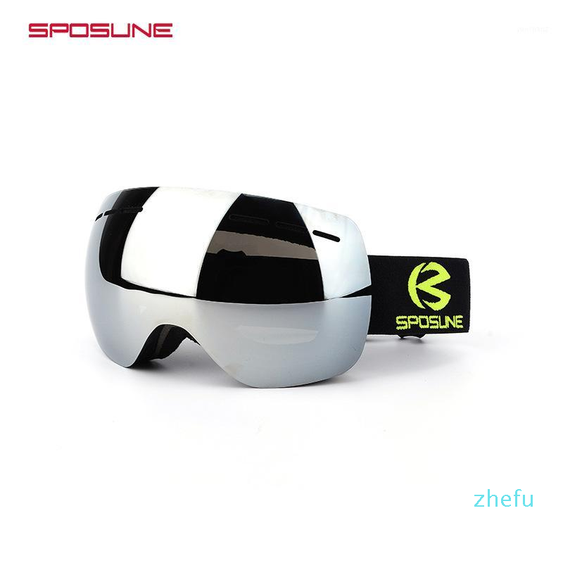 

Ski Goggles 2021 Winter Double Lens Anti-fog Snowboard Eyewear Occhiali Neve Glasses Snow Goggle Men Women Googles1