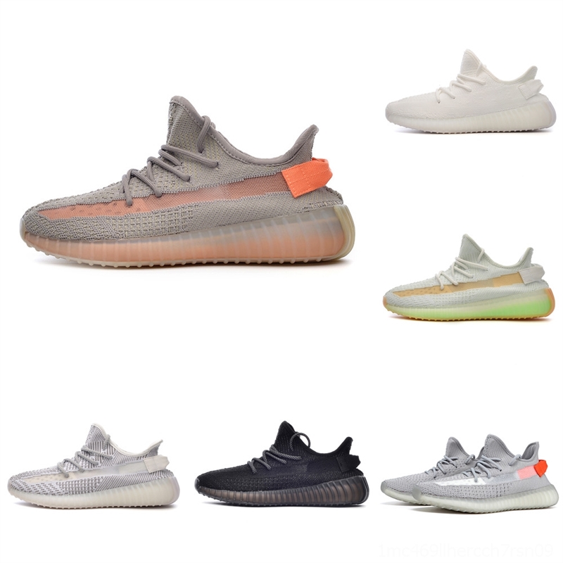 Hot Sell KanyeWest Cinder Running Shoes 350 Static Light Yecheil Reflective Yeshaya Marsh Tail new 350 antlia shoe White Sport shoes Flax-image-699335696