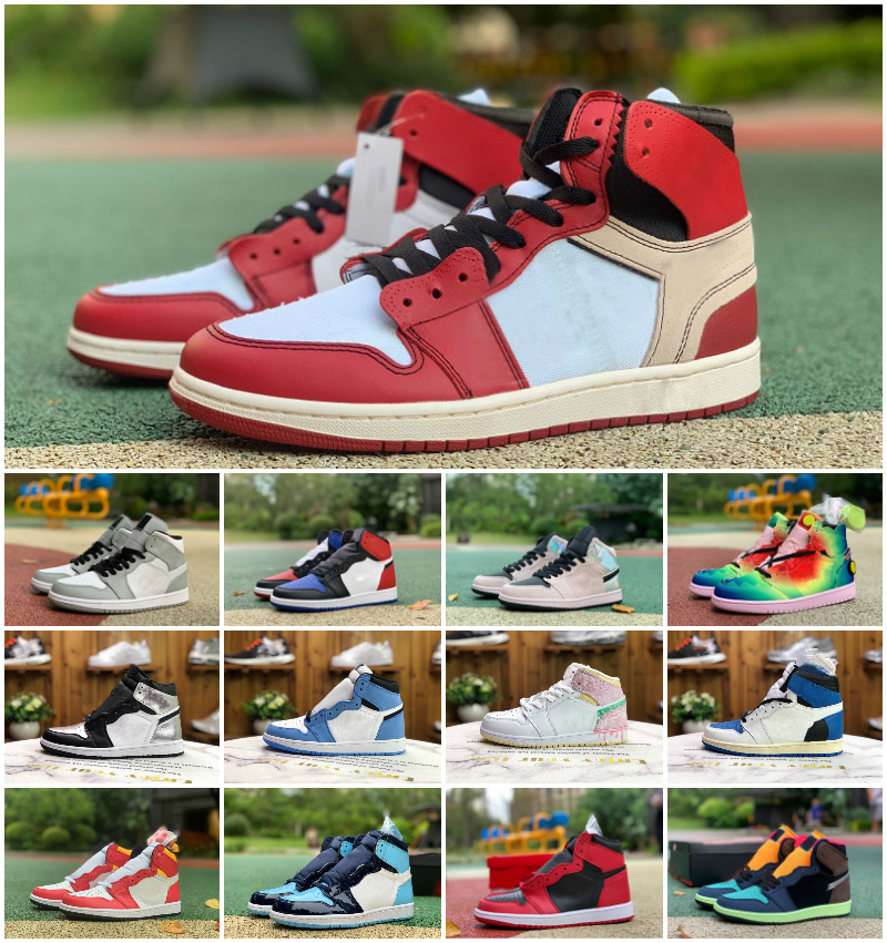 

High Mid 1 1s Basketball Shoes OG Hyper Royal Silver Toe University Blue Black White UNC Dark Mocha Twist Men Women jogging sneakers