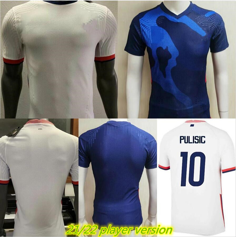 

player version 4 stars 2021 PULISIC Soccer Jersey 21/22 DEMPSEY Morgan RAPINOE LLOYD ERTZ America Football shirts United States S-XXL, Black;yellow