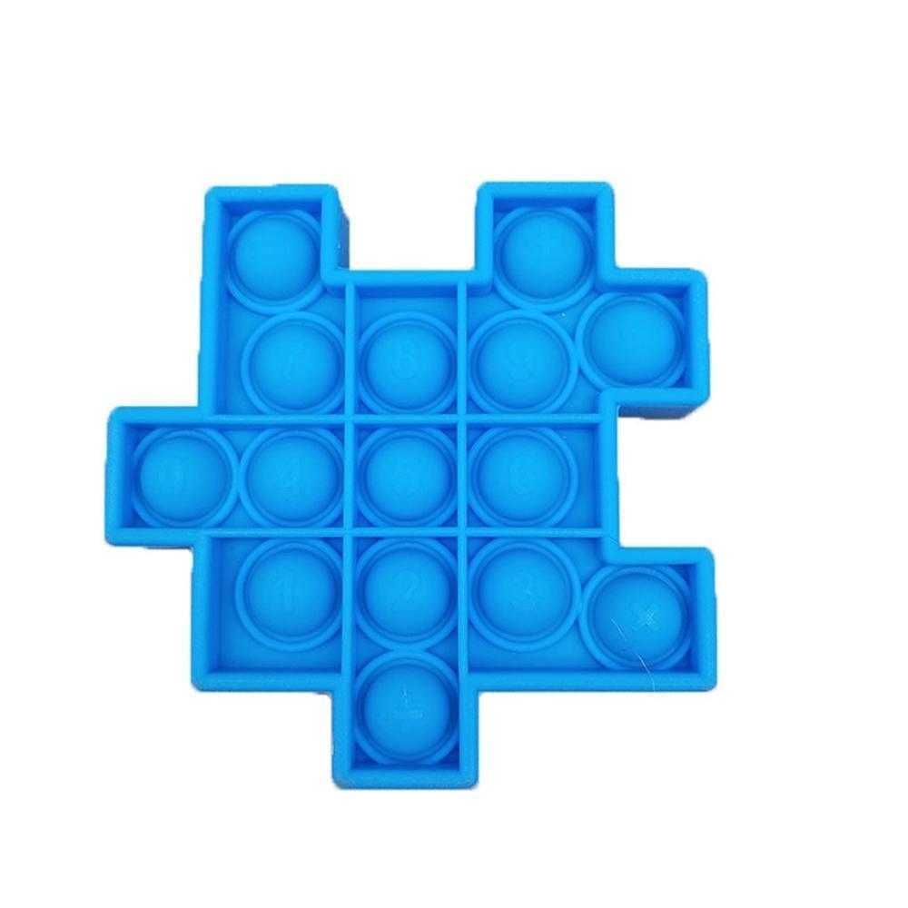 Anti Stress Rubik's Cube Squeezy Squeeze Desk Toys Puzzle Fidget Toy Push Bubble Sensory Silicone Kids Toys gyq