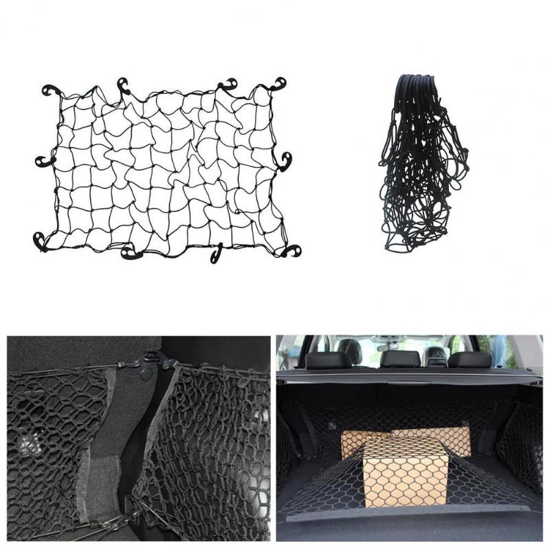 

Car Organizer Useful Roof Net Black Tie-Down Water Proof Heavy Duty Sturdy