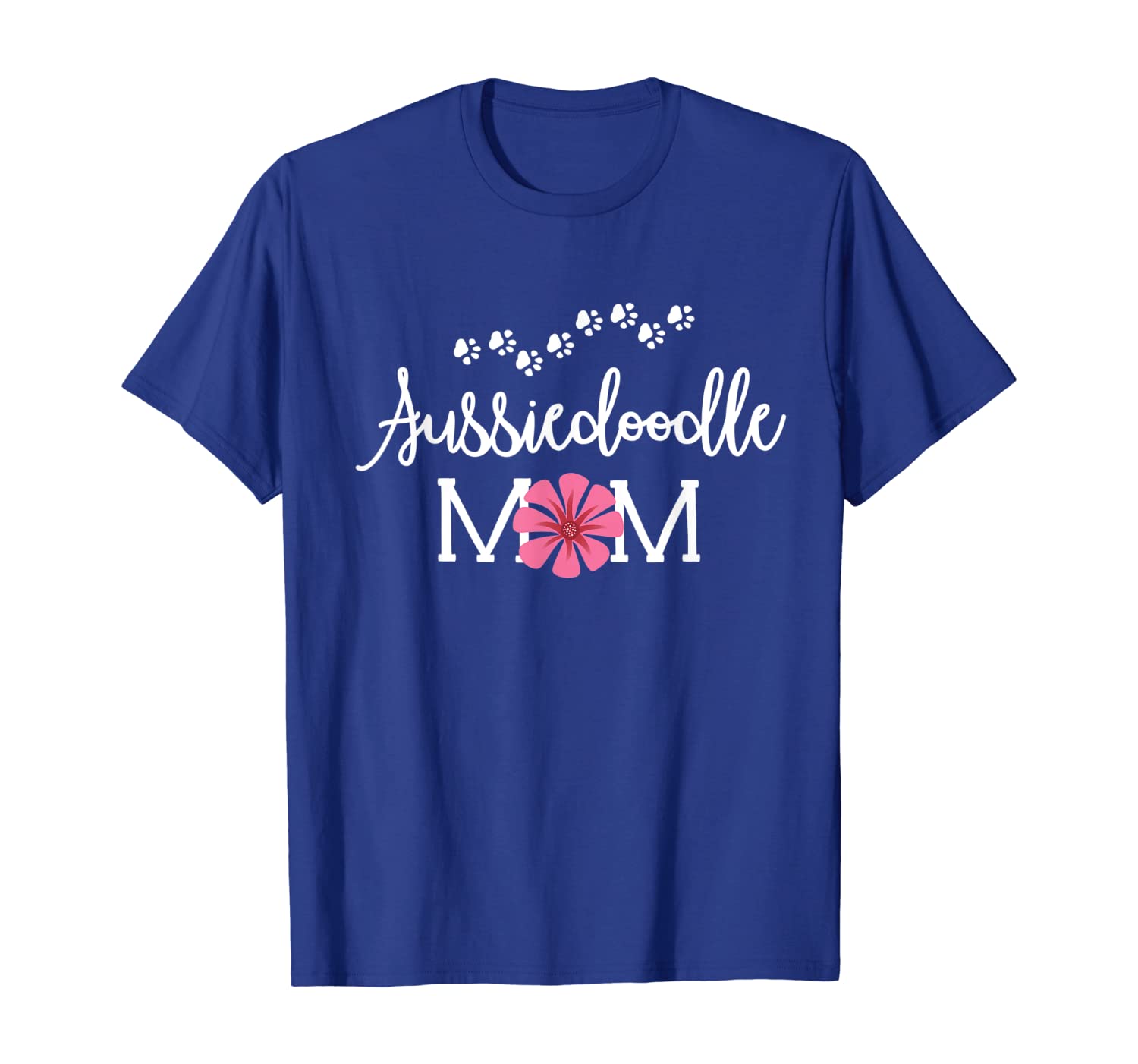 

aussiedoodle mom t-shirt doodle dog lover awesome gift, White;black