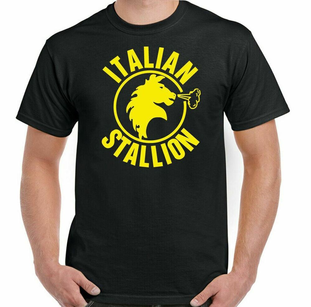 

ITALIAN STALION T-SHIRT Mens Rocky Balboa Boxing Movie Gym Training Top MMA UFC, Mainly pictures