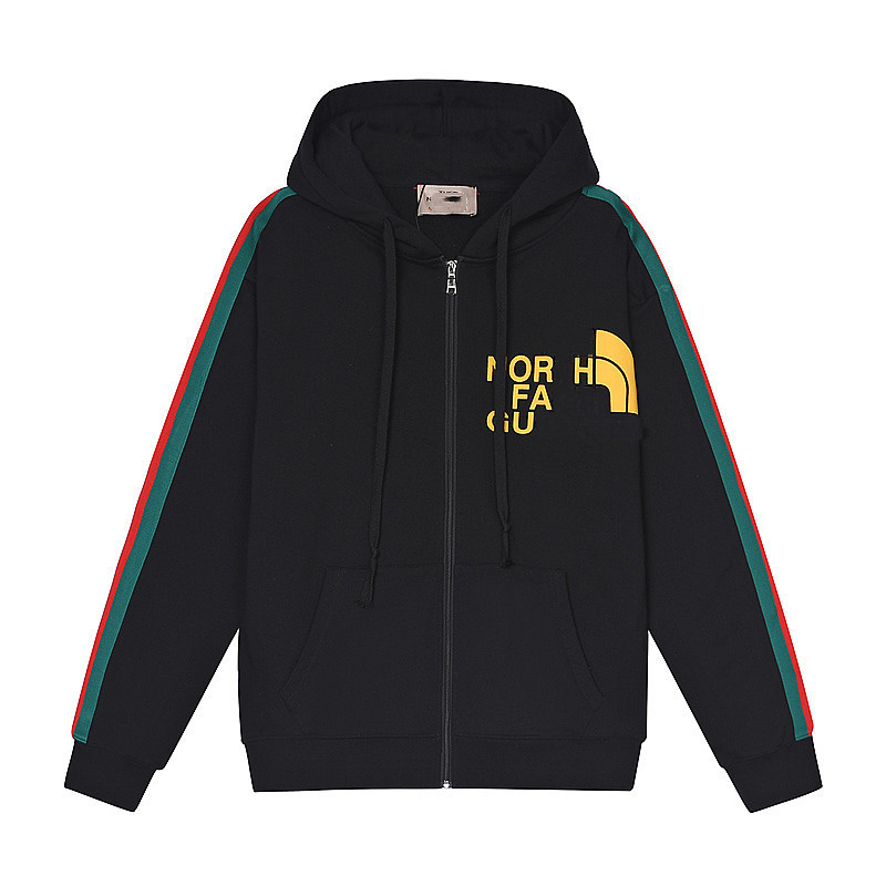

High quality 2021 family autumn winter joint letter printing couple men's and women's same loose fashion hooded zipper top, Yellow