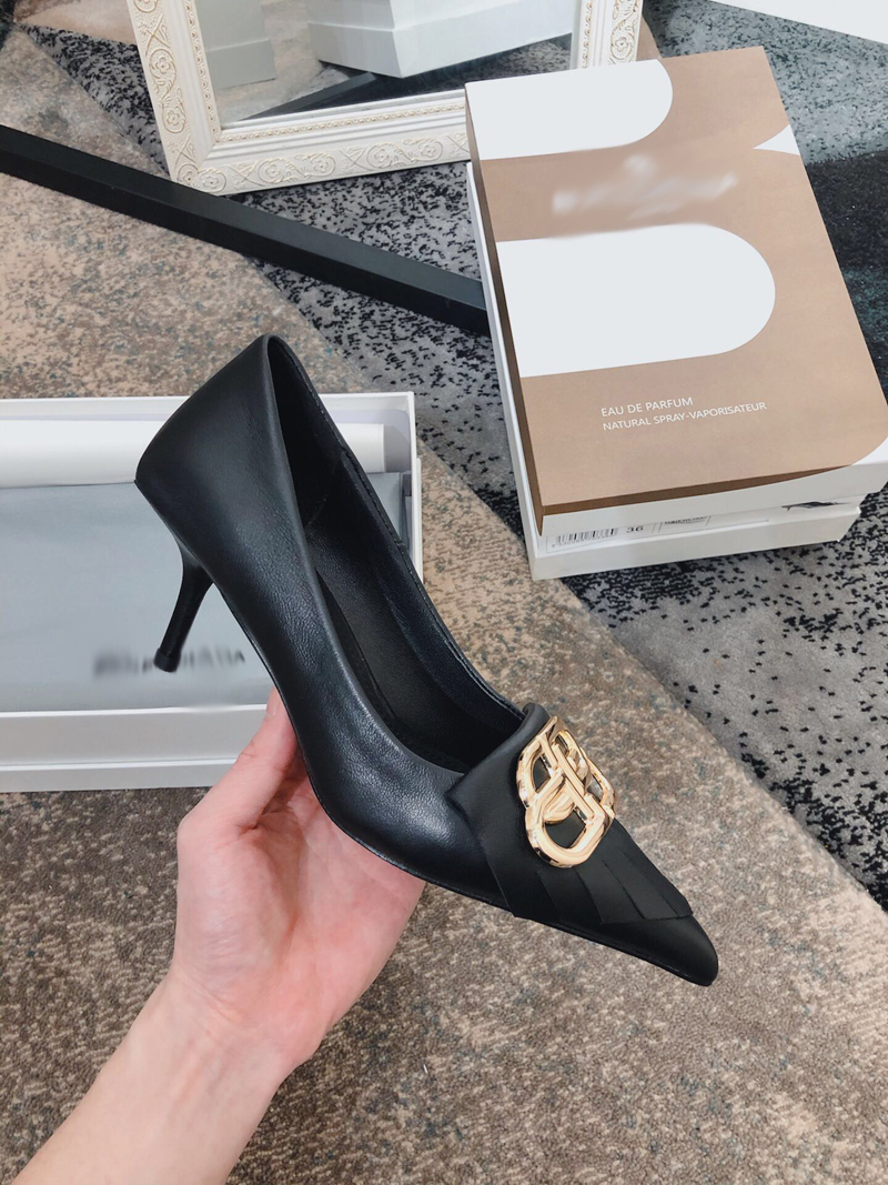 

2021 Good Quality Fashion Women Luxurys Designers Shoes Designer Sandals Womens Luxury High Heels Sandal Dress Shoess With Box Size 35-41 -B531, Black
