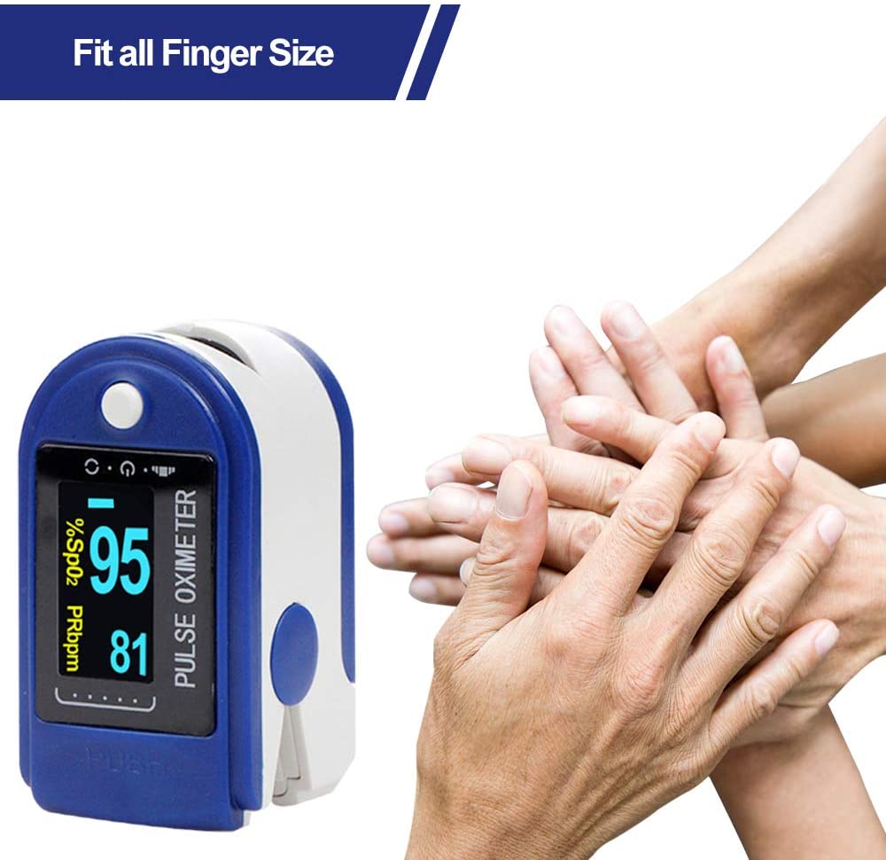 

Fingertip Pulse Oximeter SpO2 Blood,Support Customization, DHL Fast Delivery