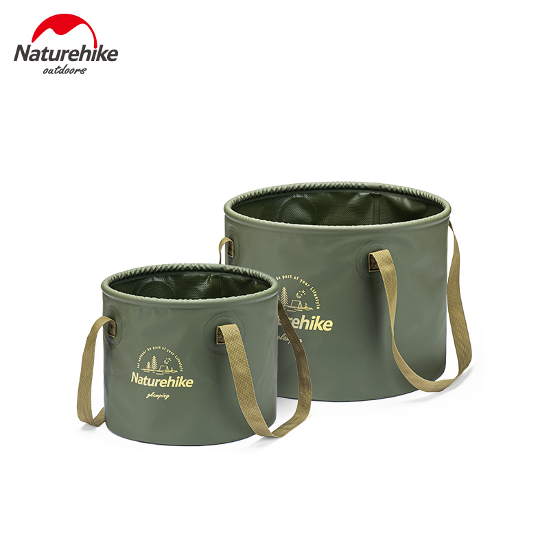 

Naturehike 10 20 Portabe Washbasin Foot Bath Bucket Outdoor Trave Fodabe Foding Camping Washing Bag Storage Bag NH20SJ040