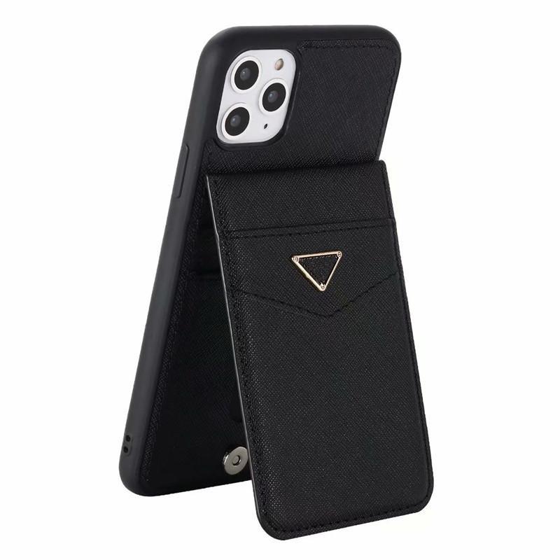 

Fashion Designer Case For iPhone 11 12 Pro max X XS Max XR 8 7 Samsung Galaxy S20 S10 Note 20 10 Luxury Leather Card Pocket Phone Cases, White