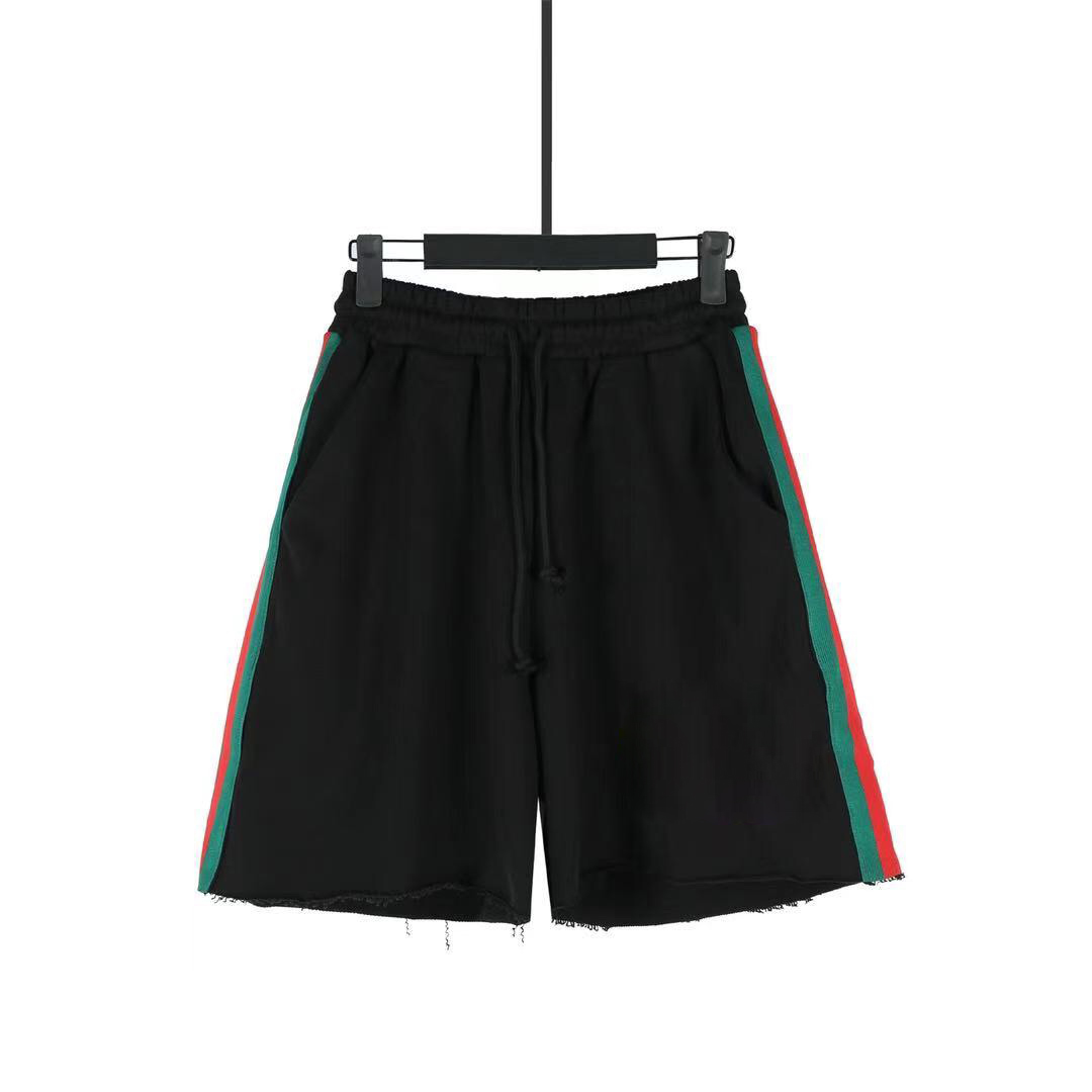 

2021 Men's Pants Summer Designer joint collaboration letter casual shorts, Comfortable and breathable high-end sports short, Black