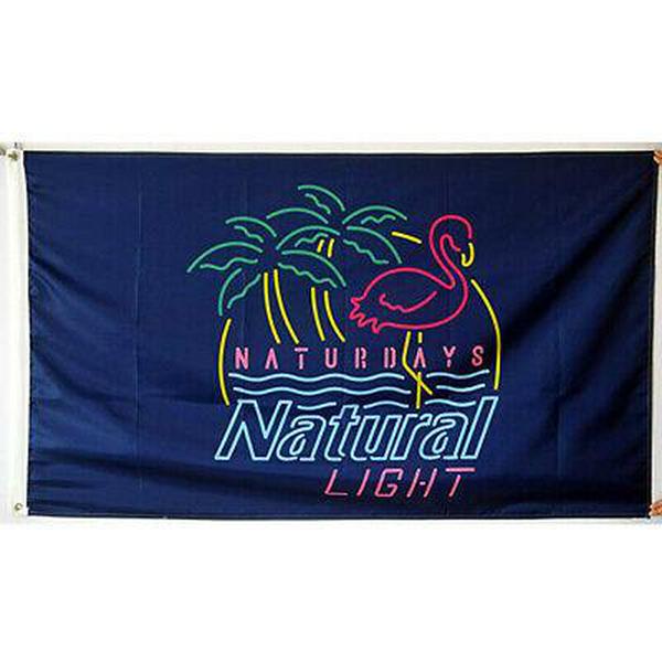 

Naturdays Natural Light Banner Flag 3x5FT 150x90cm Printing 100D polyester Decoration Flag With Brass Grommets Free Ship