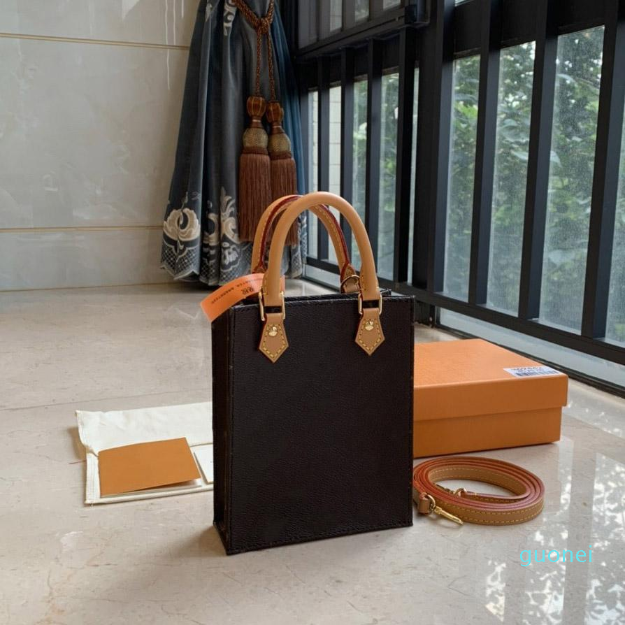 

Luxurys Designers PETIT SAC PLAT Bags Genuine Leather Old Flower Handbags Purses Pochettes Fashion Womens Crossbody Mini Shoulder Phone2021, Brown