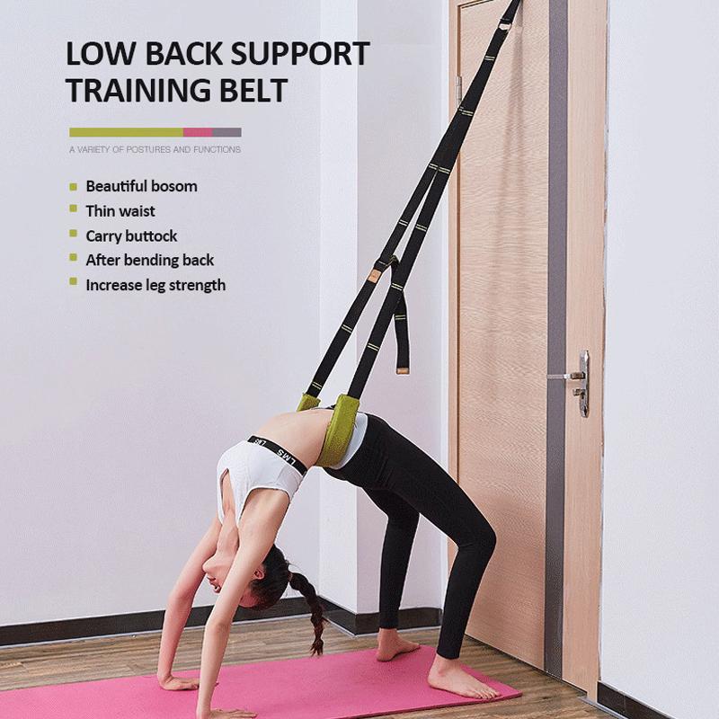

Yoga Belts Stretching Band Adjustable Support Training Pull Belt Unisex Body Building Fitness Equipment Back Bend Strap Assist Resistance Ba