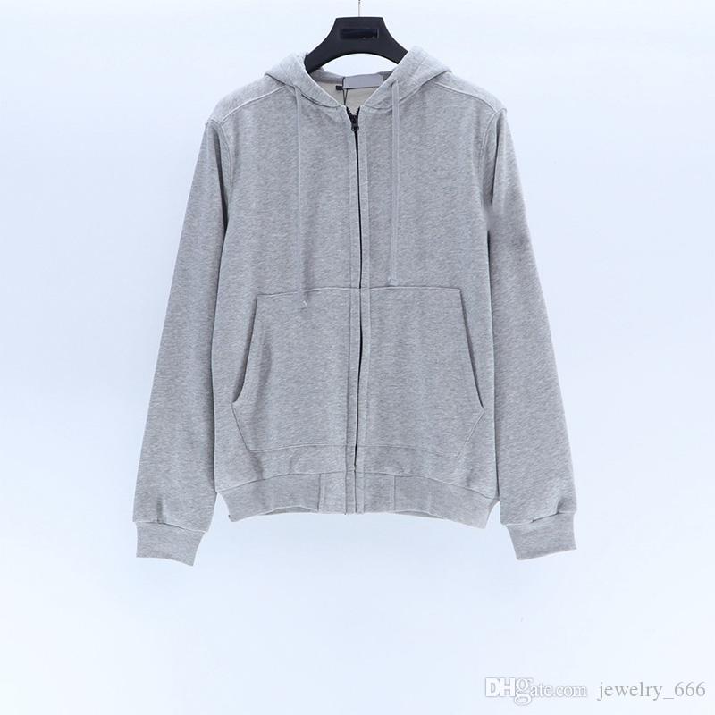 

Designer stone hoodie man sweatshirts women sweatshir men sweater pullover island letter badge embroidery Solid sweaters Autumn Winter fashi, Black
