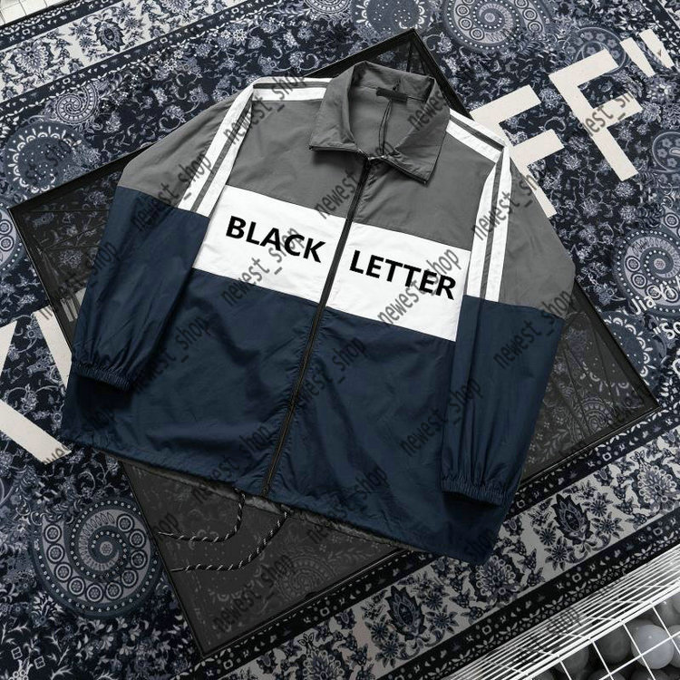 

Designer luxury jackets mens thin windbreaker cost Top Quality fashion letter print patchwork coats 6 color zip streetwear outwear jacket, Purple