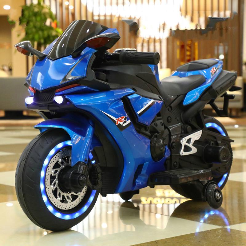 

Gift Sets Children's Electric Motorcycle For Boys Car Baby Flash Wheel Motorbike Kids Ride On Cars 1-8 Years Old