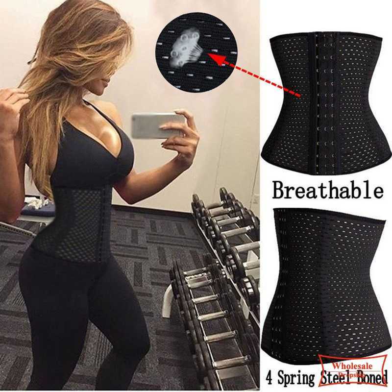 

Bodyshapers Waist trainer Control Shapewear Women Body control Slimming Modeling Strap Belt Sexy Corset, Black