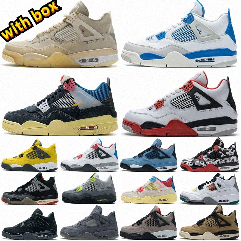 

2021 Sail Black Cat Shoes Bred 4 4s Guava Ice Twist White Cement What The Mens Basketball Travis Scotts Obsidian UNC Fearless Women Sneakers, Small gifts