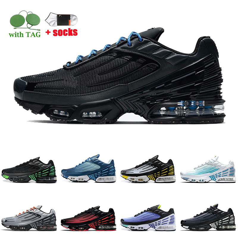 

Outdoor Jogging Trainers Mens Tuned 3 Runner Shoes OG Black Blue Running Court Purple Iridescent Tiger Laser Green Women Tn Plus III Designer Sneakers Sports, A28 black 39-45