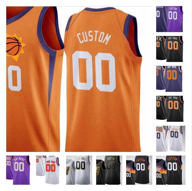 

Custom Printed Devin 1 Booker Chris 3 Paul Deandre 22 Ayton Mikal 25 Bridges Jae 99 Crowder Dario 20 Saric Men Woman Kids Basketball Jerseys, White