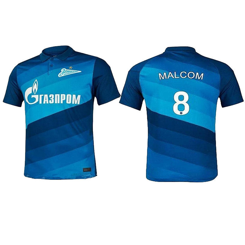 

20 21 TOP FC Zenit soccer jersey St Petersburg futbol REINALDO home blue MALCOM Lovren 2021 SANTOS BARRIOS Shirts, Black;yellow