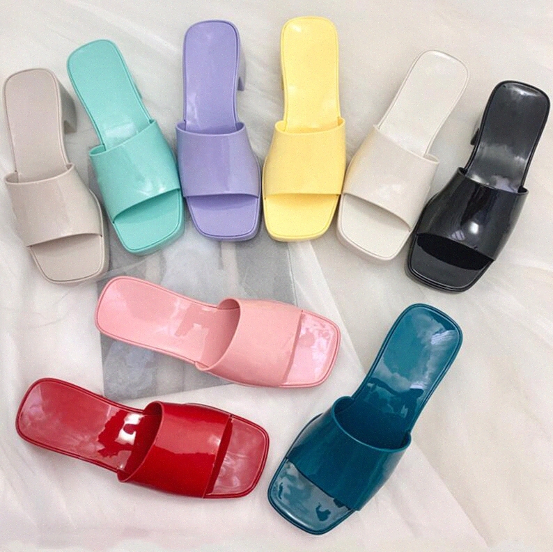 

Fashion woman jelly slippers 01 02 Sandals Beach Thick bottom slipper platform womens Alphabet lady High heel slides shoe 35-41, I need look other product