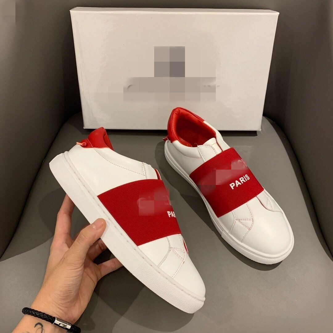 

Men Urban Street Webbing Sneakers Designer Shoes Women White Black Fabric Canvas Trainers Low Top Slip on Leather Casual Shoe mkjl0002