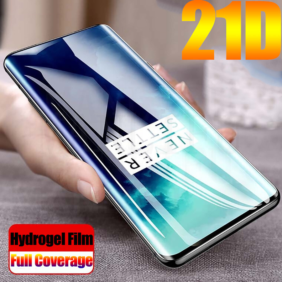 

21D Curved Hydrogel Film For OnePLus Protectors Nord 8 9 Pro 5t 6t Full Coverage Soft TPU Screen film (No Glass)