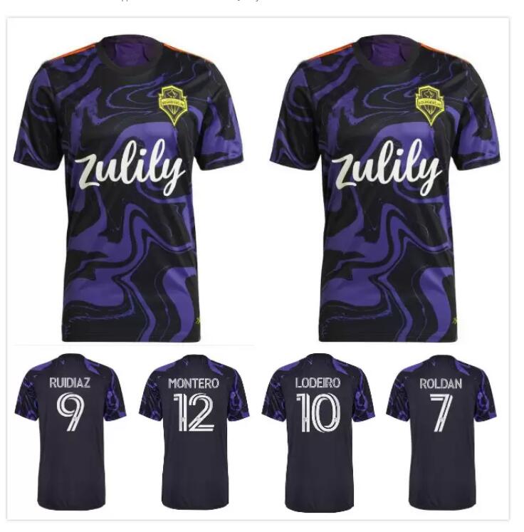 

2021 2022 Seattle Sounders FC Soccer Jerseys 21 22 RUIDIAZ MORRIS DEMPSEY TORRES purple Football Jersey Shirt