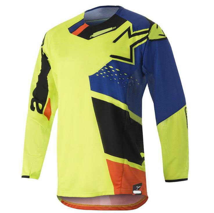Outdoor World Motocross Mountain Bike Riding Long Sleeve Quick-drying T-shirt-image-684522938