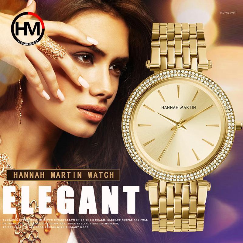

Rhinestone Diamond Ladies Wrist Watches Gold Steel Women Bracelet Watch Fashion Female Dress Clock Relogio Feminino Wristwatche Wristwatches