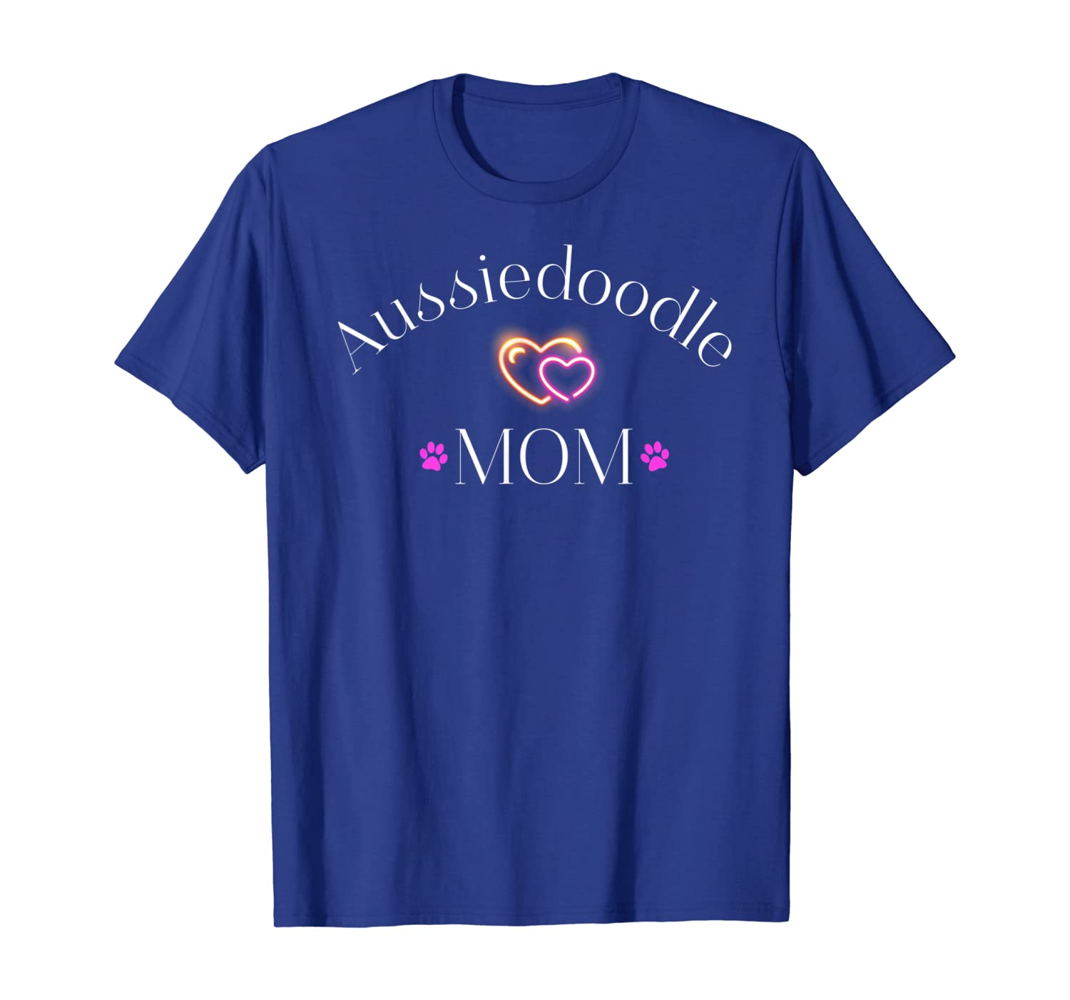 

Aussiedoodle Mom Doodle Aussiedoodle Lover Tee T-Shirt, White;black