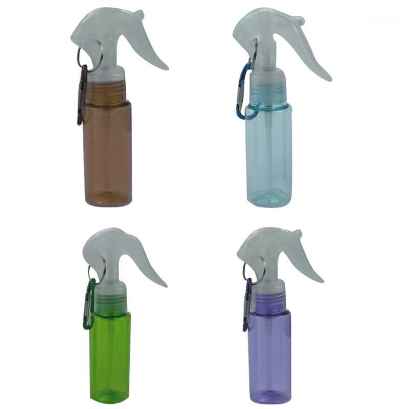 

Storage Bottles & Jars Portable Plastic Spray Bottle Keychain Holder 60ml Empty Mist For Cleaning Solutions Travel Size