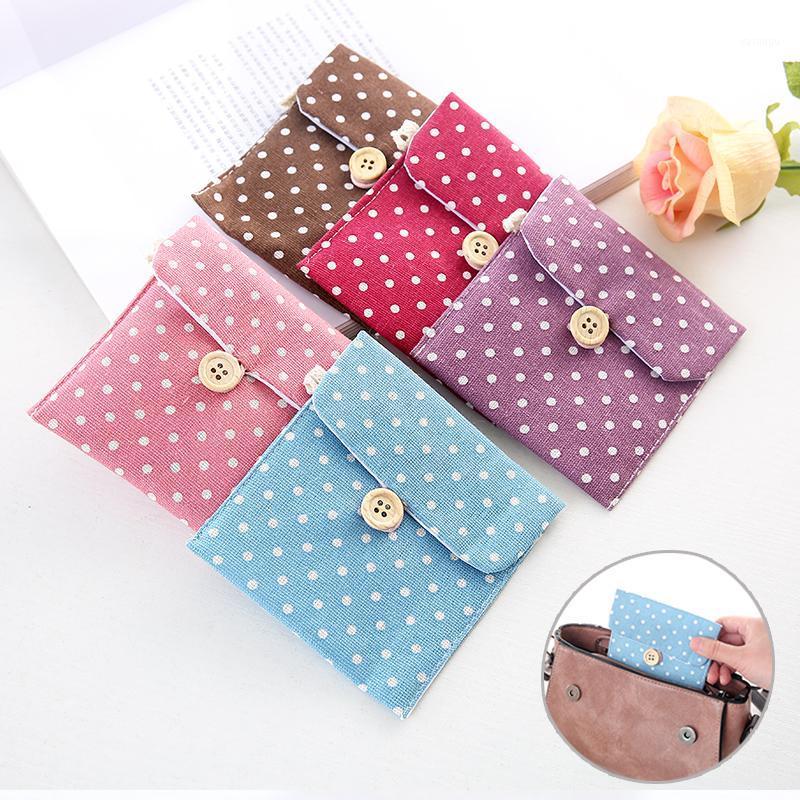 

Storage Bags Portable Cute Tampon Bag Sanitary Pad Pouches Makeup Lipstick Key Earphone Data Cables Organizer