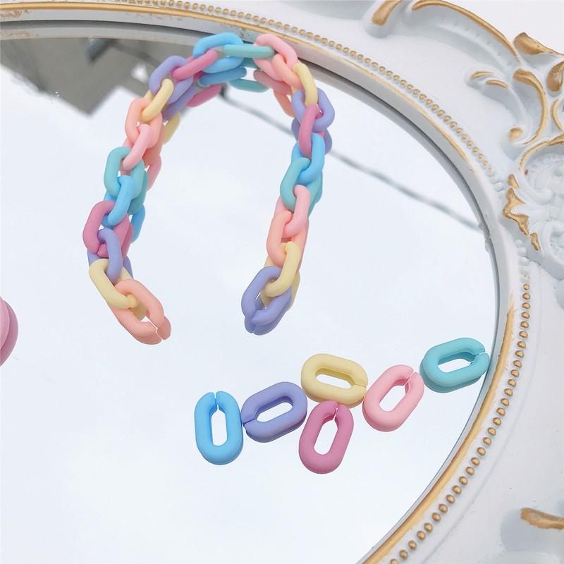 

Link, Chain Ly Acrylic Bracelet Colorful Personality Candy Gifts For Girlfriends VK-ING