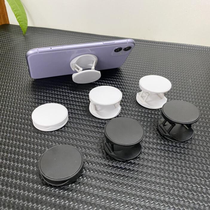

Expanding Mobile Phone Holder Stand Grip Mount CellPhone Socket Fold Smartphone Pocket Desktop Stands Bracket, Black