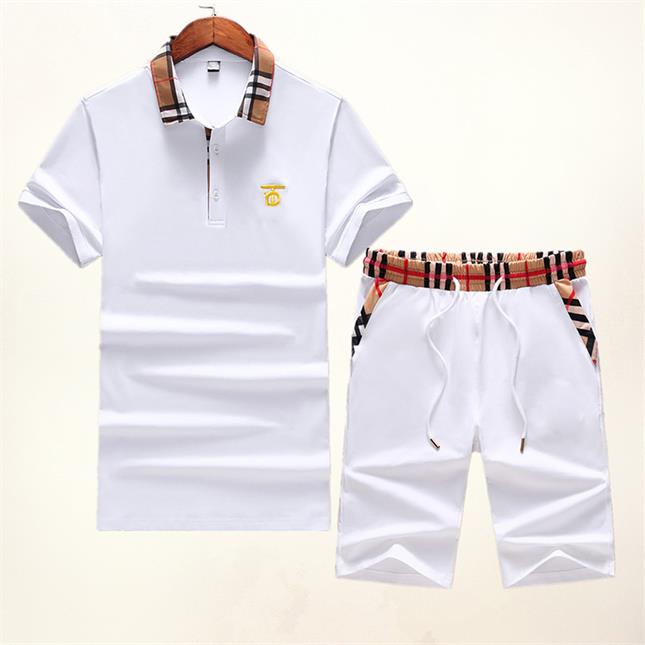 

Luxurys Designers Mens Dress Designe Tracksuit Short sleeve suit Fashion Tennis Jogger Suits Men Running sets M-3XL#02, White