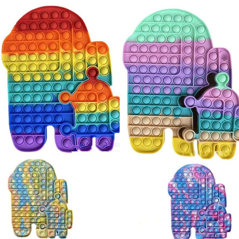 

30cm Push Bubble Pop Fidget Toys Sensory Ring Bracelets Puzzle Press Finger Bubbles Stress Bracelet Wristband zzf111