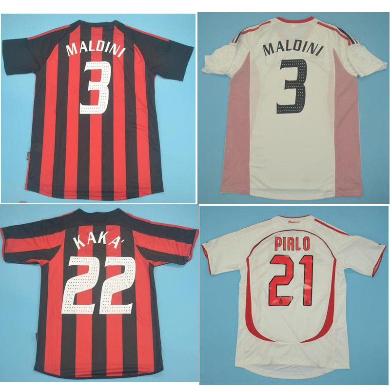 

Top 98 00 02 KAKA Retro Jerseys 03 04 05 Maldini Soccer jersey AC 2006 2007 MILAN SHEVCHENKO football shirt Inzaghi maillot de foot, Acmilan0203third