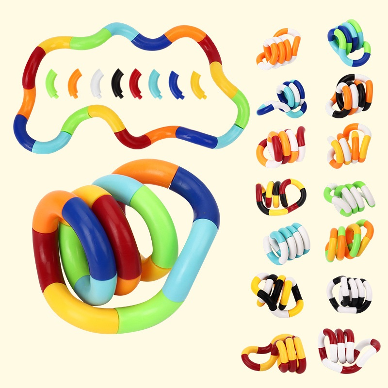 

Tangles Fidget Sensory Brain Imagine Tools Toys Relax Anxiety Stress Therapy Relief Feeling Winding Toy Decompression Educational gift