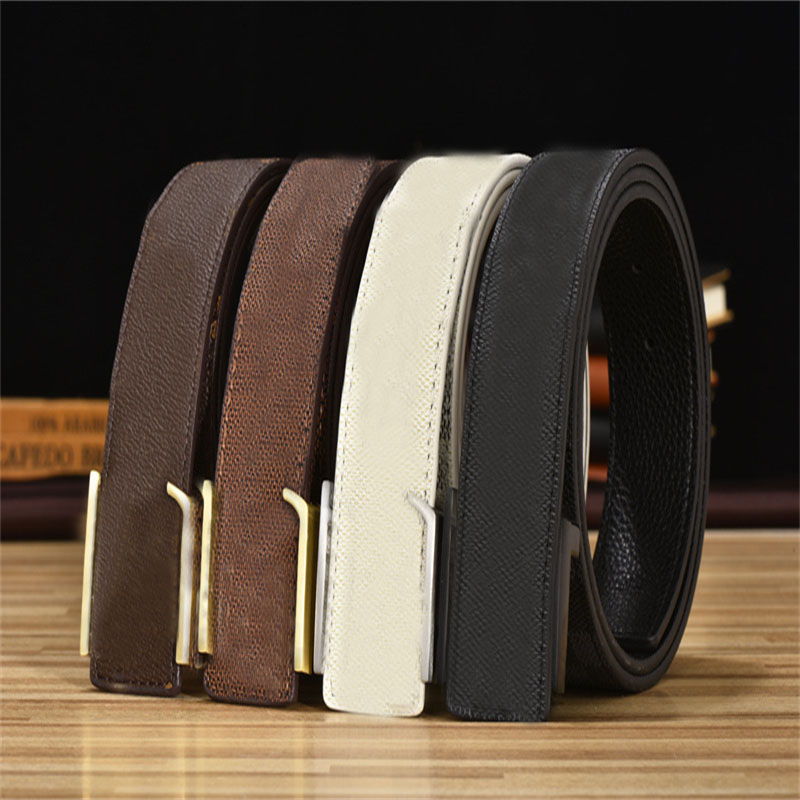 

2021 Fashion top grade Custom leather belt Casual big gold Buckle Multicolor Business Belts for Women Men Designer 3.8cm, No box